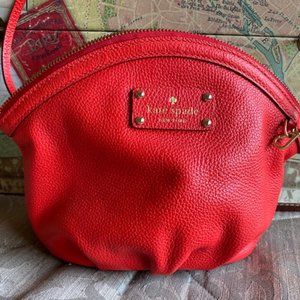 Kate Spade Red Leather Crossbody